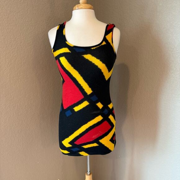 Vibrant Abstract Women's Tank Top - Picture 1 of 4